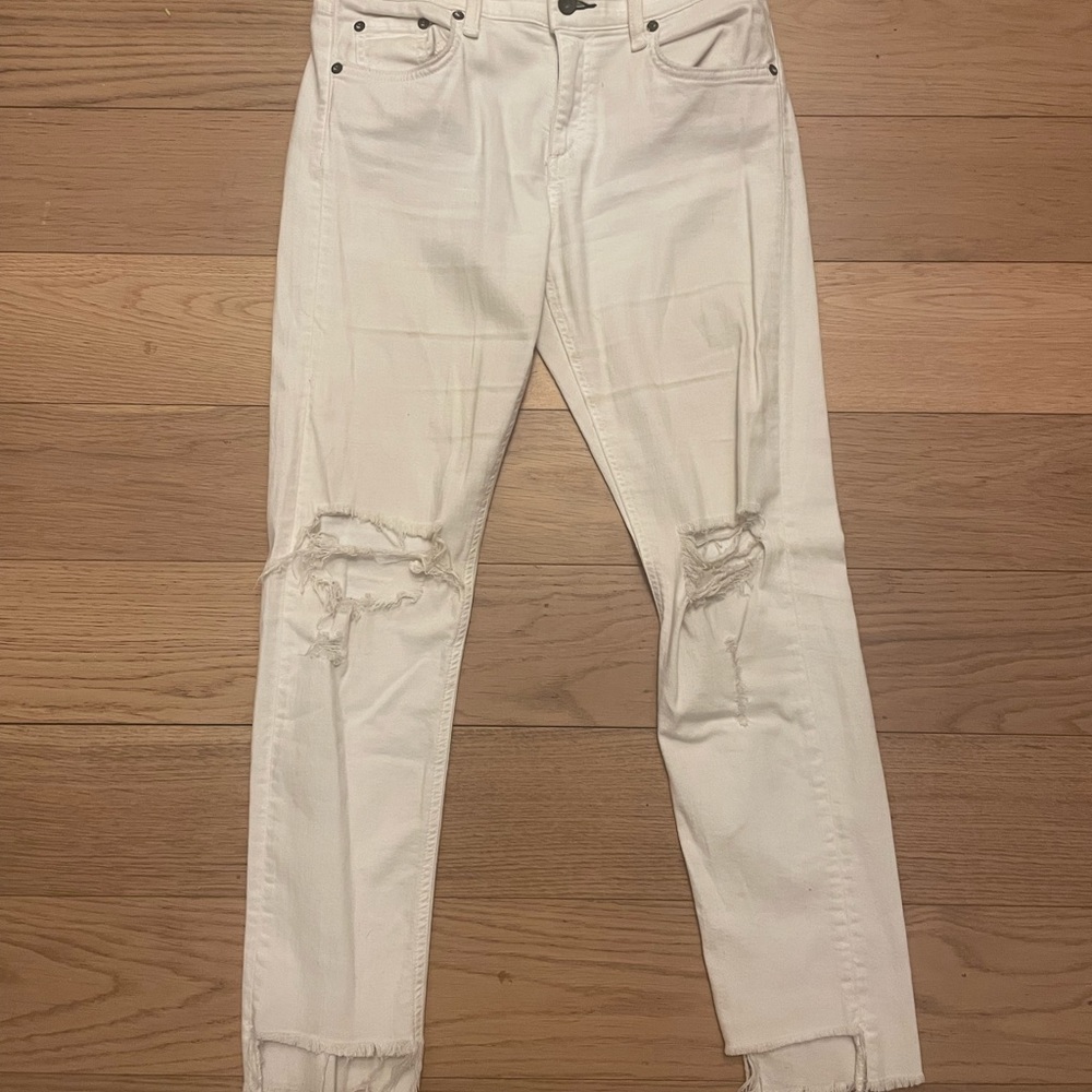 Rag & Bone white jeans